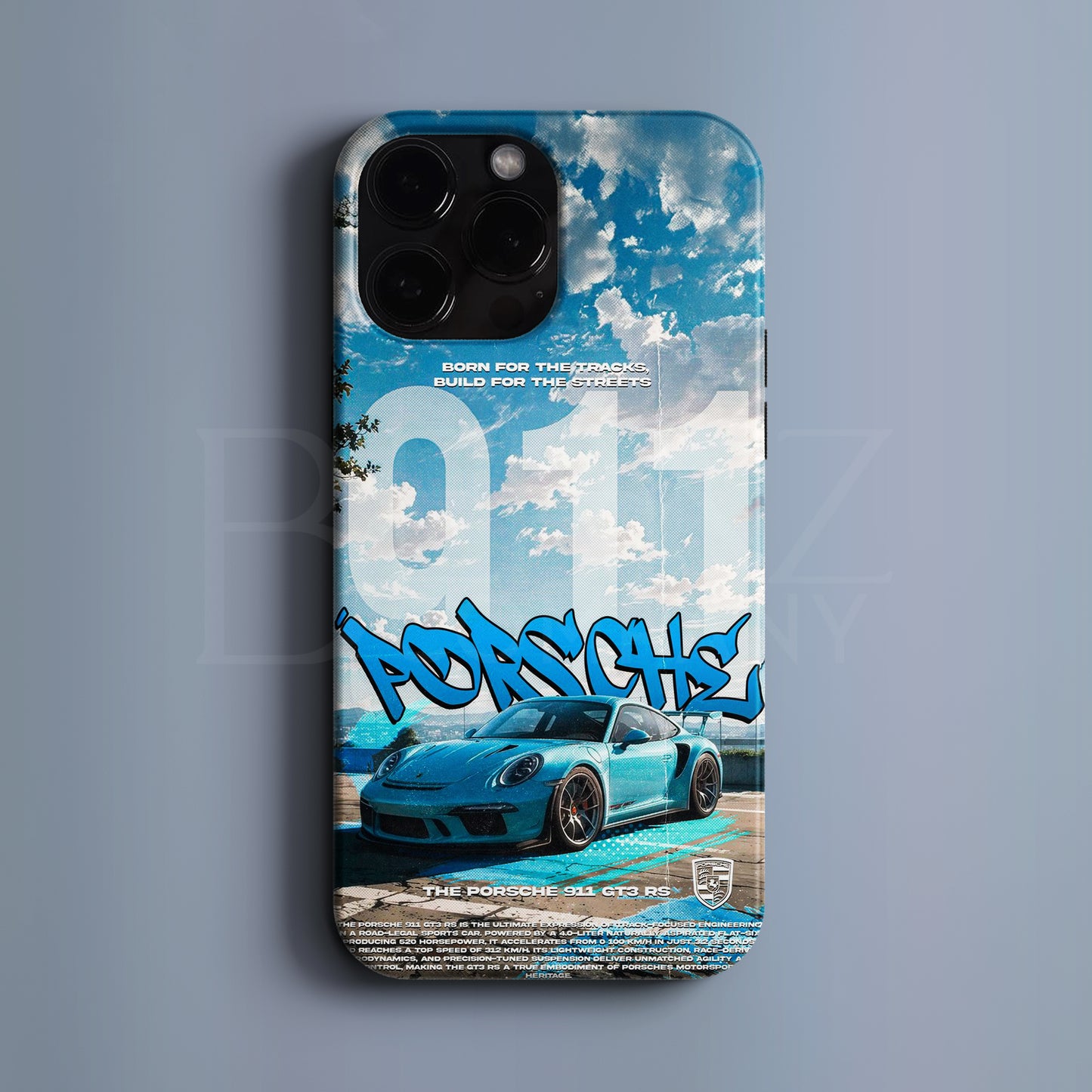 ‘TurboSky GT3 RS' Tasarım Telefon Kılıfı - Araba Serisi