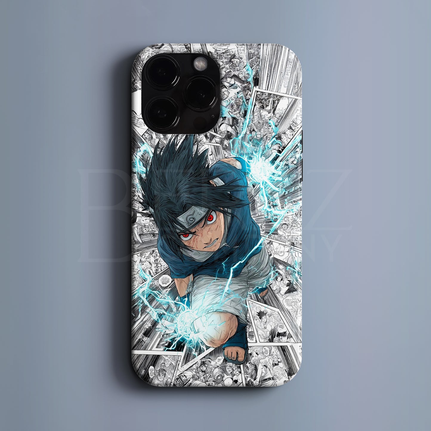 'Sasuke – Chidori Manga Strike' Tasarım Telefon Kılıfı - Anime Serisi
