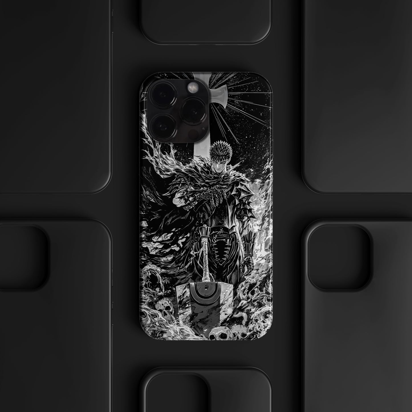 BERNZ "Dragon Slayer Stance" Tasarım Telefon Kılıfı – Berserk Serisi