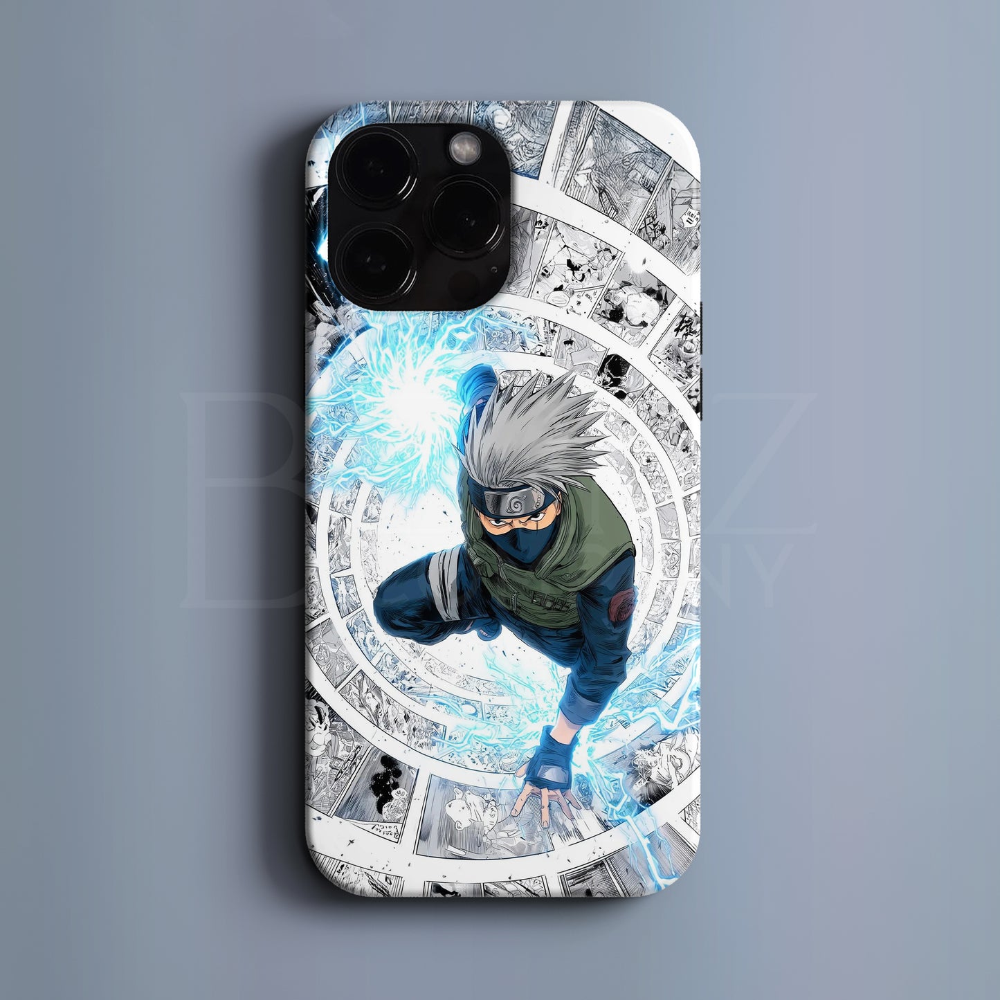 'Kakashi – Lightning Spiral Manga' Tasarım Telefon Kılıfı - Anime Serisi