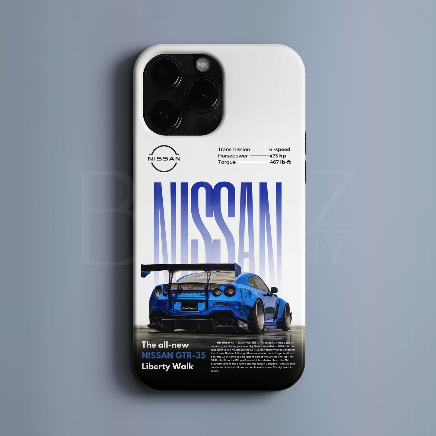 'LibertyWalk GTR-35' Tasarım Telefon Kılıfı - Araba Serisi