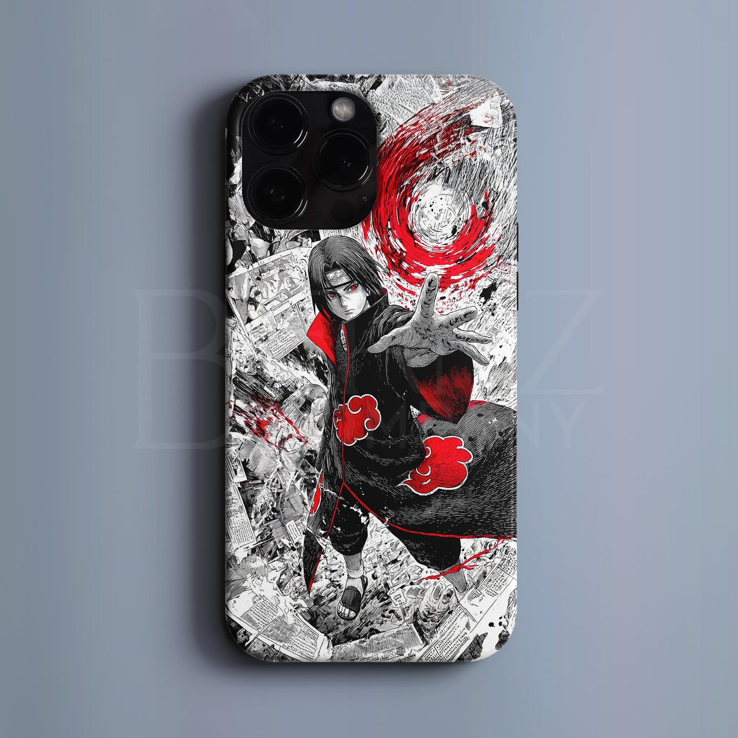 'Itachi – Genjutsu Spiral Manga' Tasarım Telefon Kılıfı - Anime Serisi