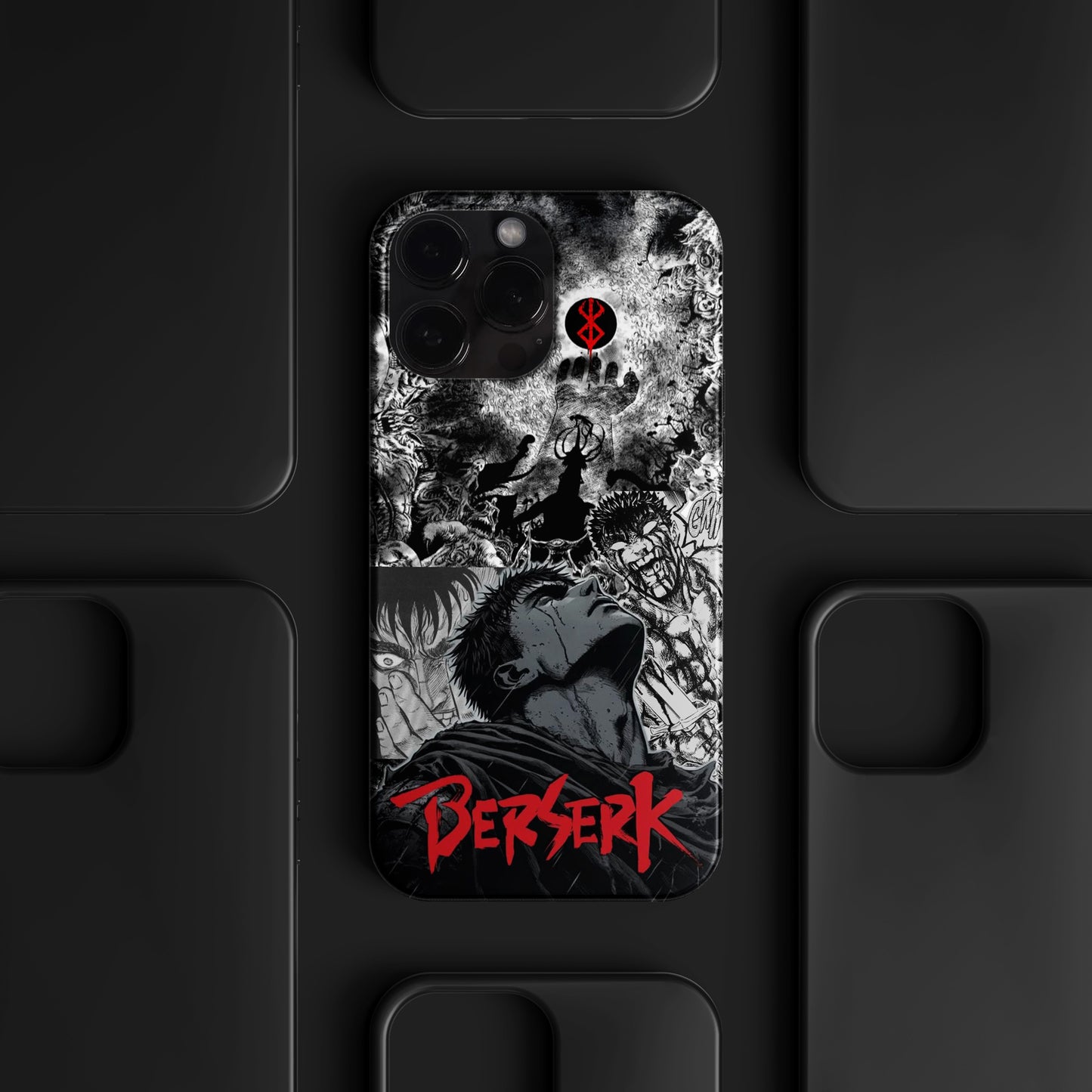 BERNZ "The Struggler" Tasarım Telefon Kılıfı – Berserk Serisi