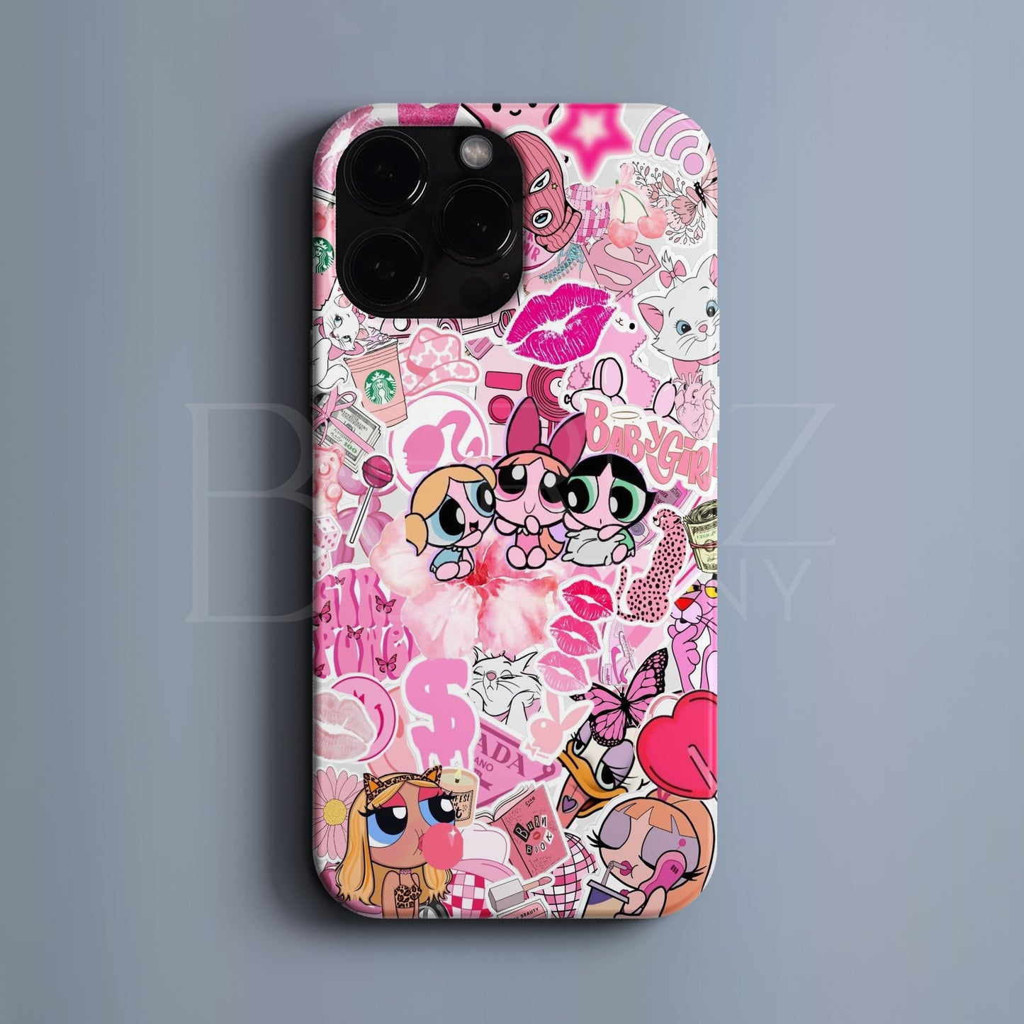 BERNZ COMPANY "Pembe Kız Gücü" Tasarım Telefon Kılıfı – Girly Pop Serisi