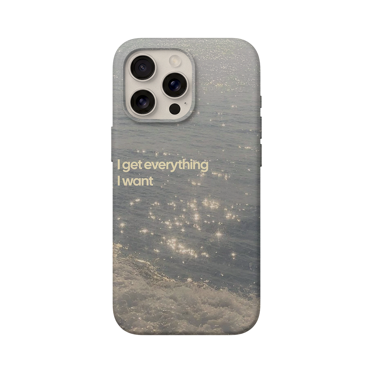 BERNZ COMPANY "Sparkling Ocean Affirmation" Tasarım Telefon Kılıfı - Deniz Serisi
