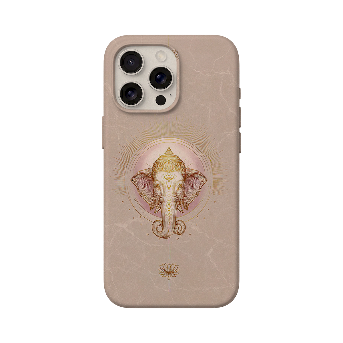 BERNZ COMPANY "Sacred Ganesha Glow" Tasarım Telefon Kılıfı - Mistik Ruhlar Serisi