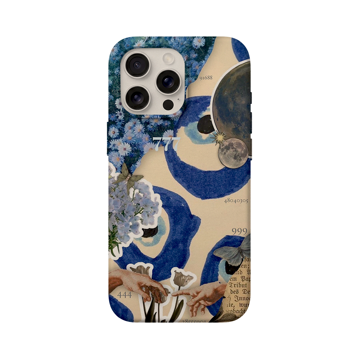 BERNZ COMPANY "Cosmic Evil Eye" Tasarım Telefon Kılıfı - Mistik Kolaj Serisi