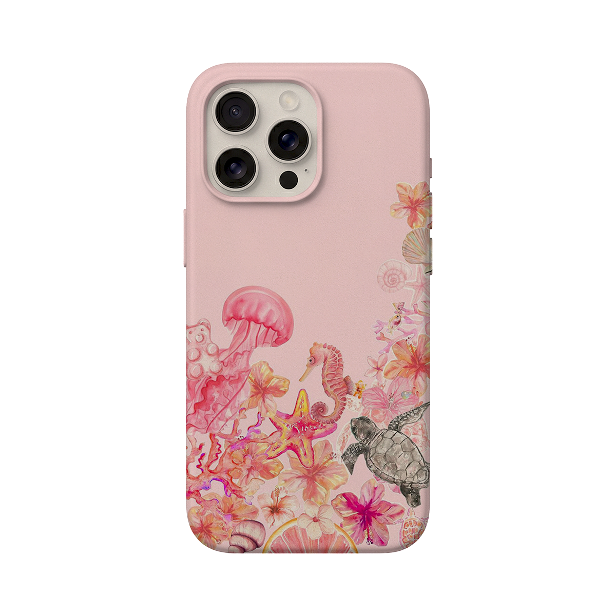 BERNZ COMPANY "Coral Dream Bloom" Tasarım Telefon Kılıfı - Okyanus Serisi
