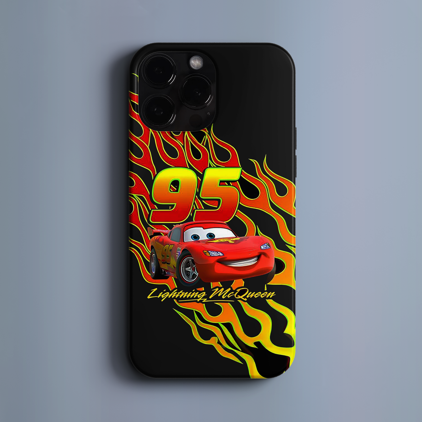 ‘Lightning On Fire' Tasarım Telefon Kılıfı - Cars Series