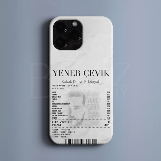 'Concert Ticket for Yener Çevik' Tasarım Telefon Kılıfı
