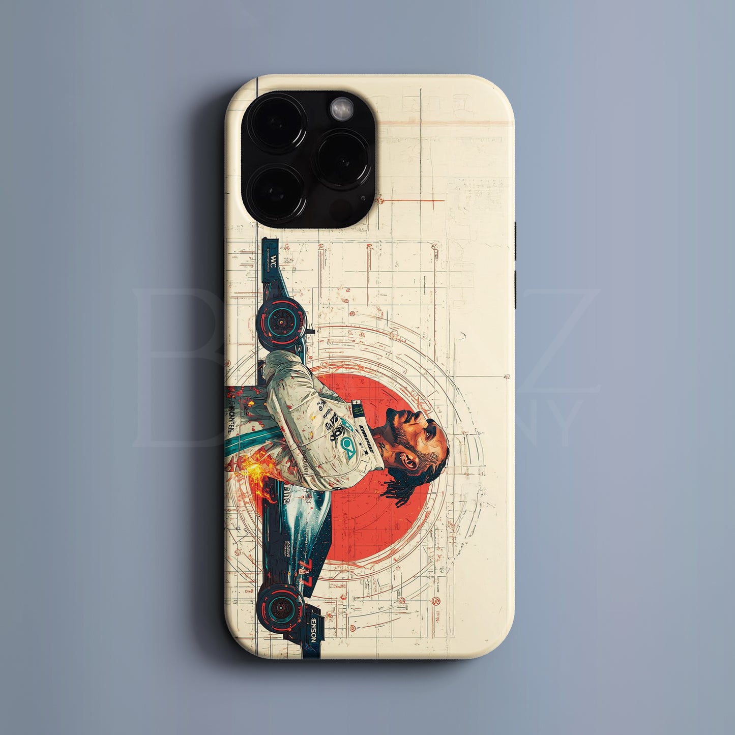 ‘Blueprint Ignite' Tasarım Telefon Kılıfı - F1 Serisi