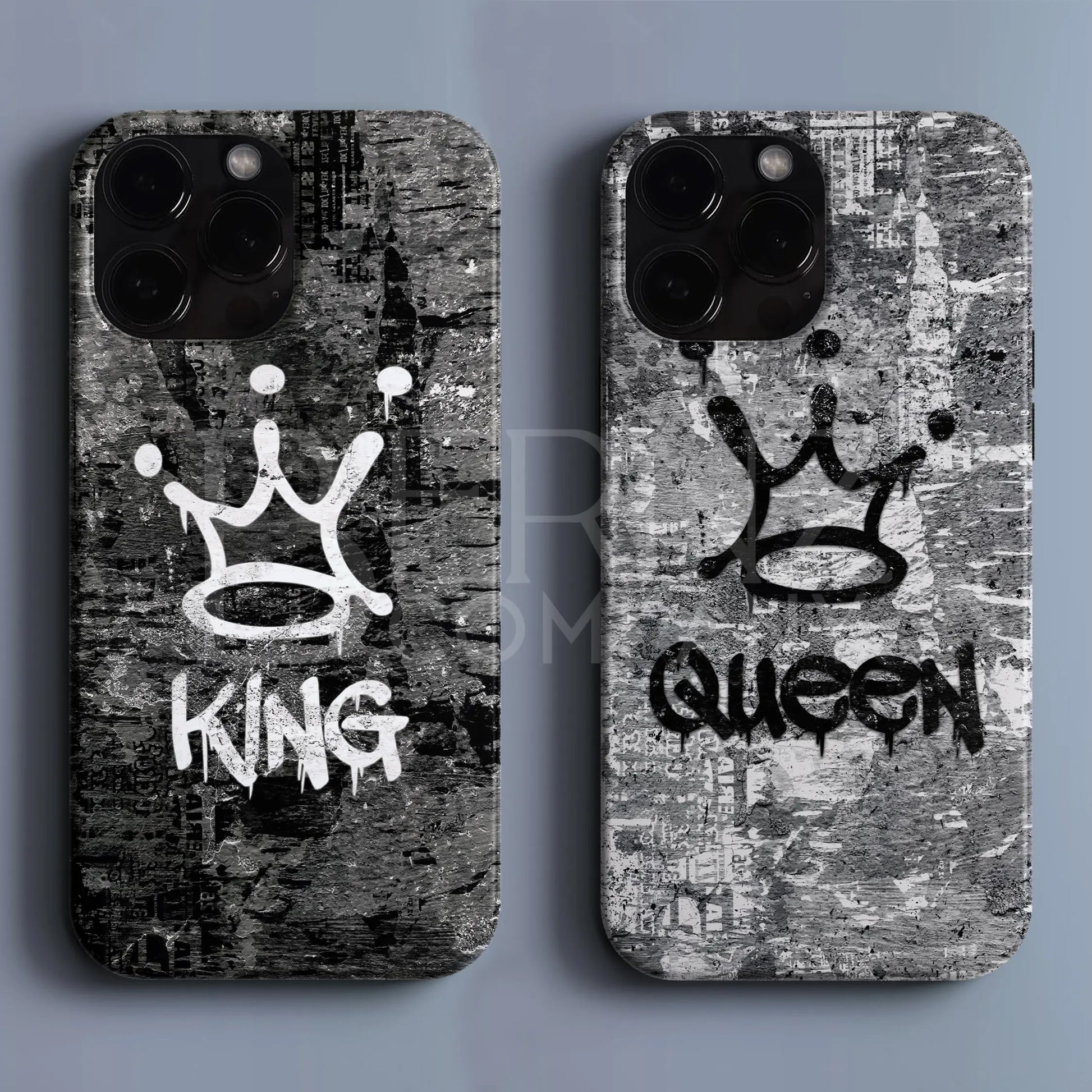 'King&Queen' Couple Tasarım Telefon Kılıfı BERNZ COMPANY