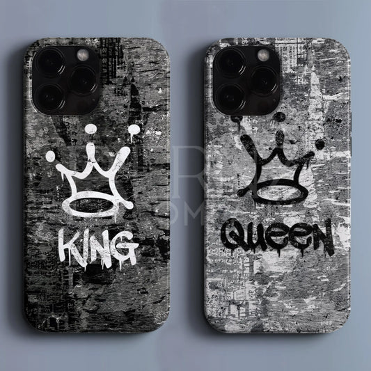 'King&Queen' Couple Tasarım Telefon Kılıfı BERNZ COMPANY