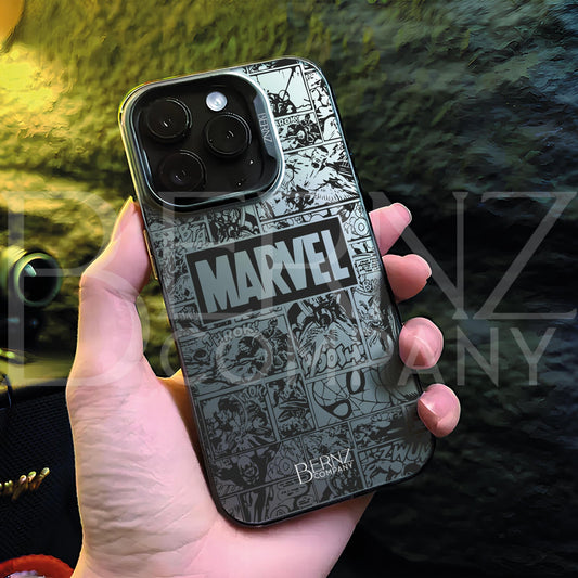 'Marvel Universe' Tasarım BERNZ Special Parlak Telefon Kılıfı