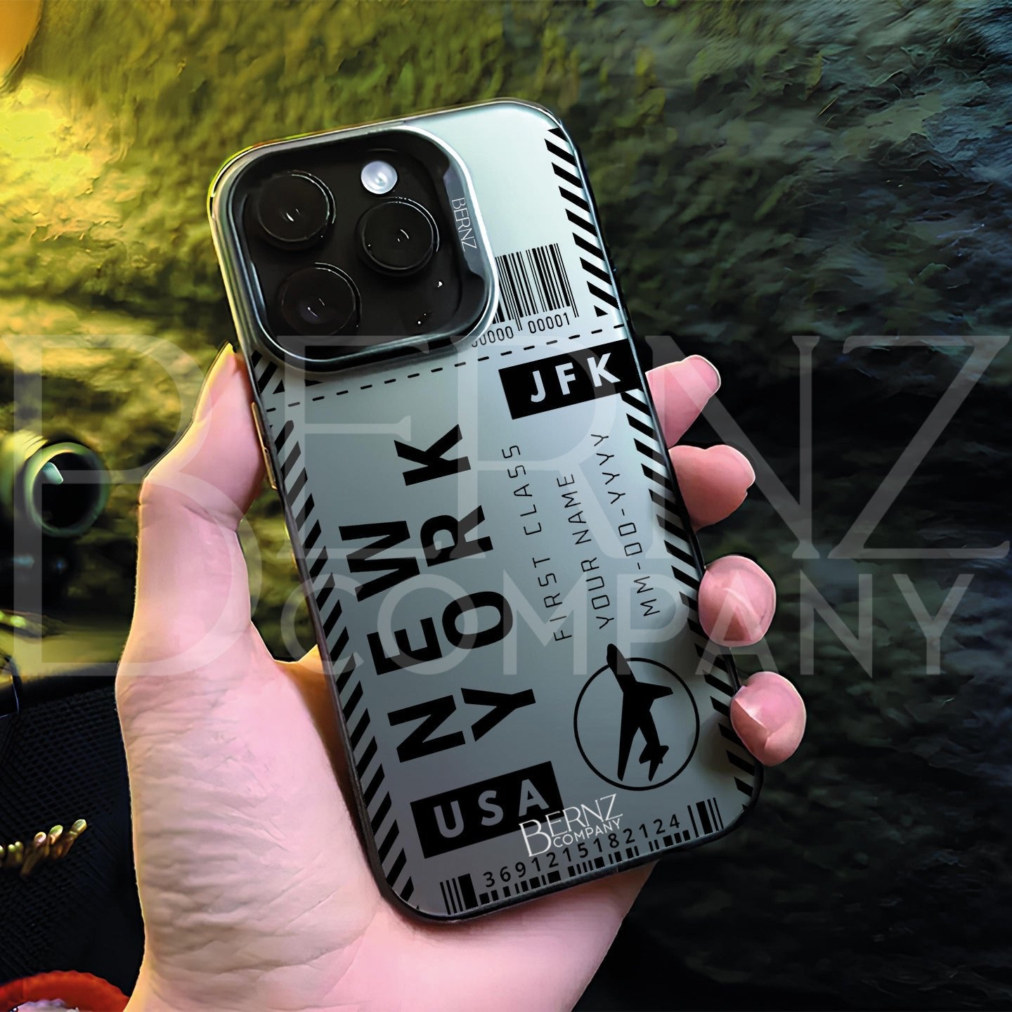 'Ticket: New York' Tasarım BERNZ Special Telefon Kılıfı BERNZ COMPANY