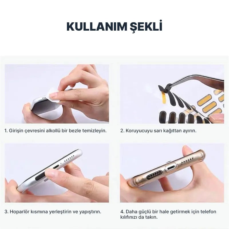 Telefon Hoparlör Koruyucu - 2 adet  Toz Geçirmez Hoparlör Koruyucusu
