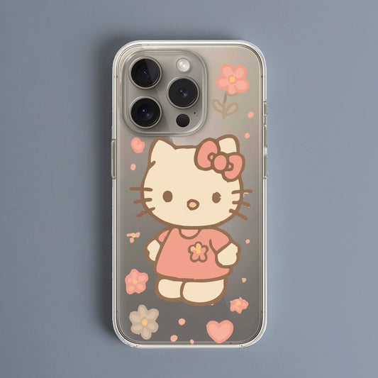 'Cute Kitty' Tasarım Telefon Kılıfı - Hello Kitty