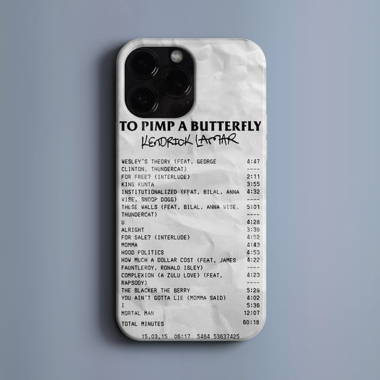 'Concert Ticket for KENDRICK LAMAR' Tasarım Telefon Kılıfı BERNZ COMPANY