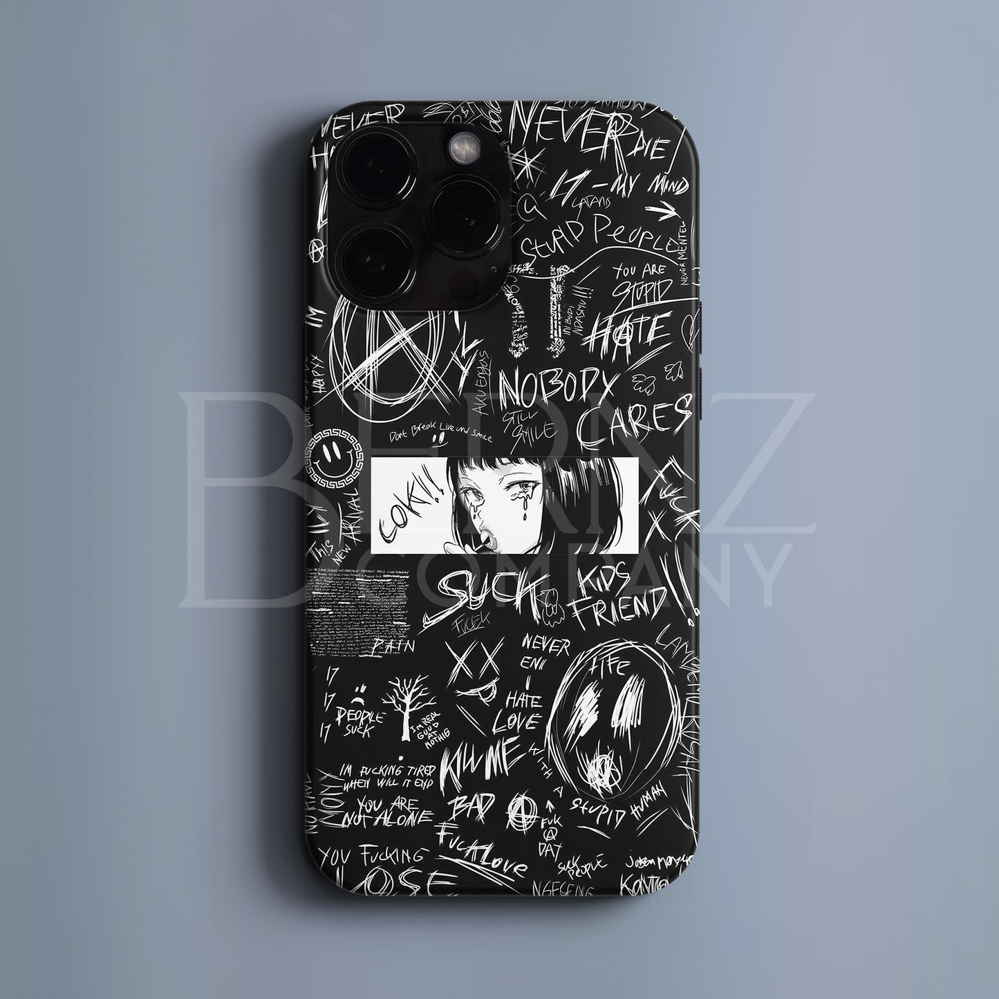 ‘Nobody Cares’ Tasarım Telefon Kılıfı BERNZ COMPANY