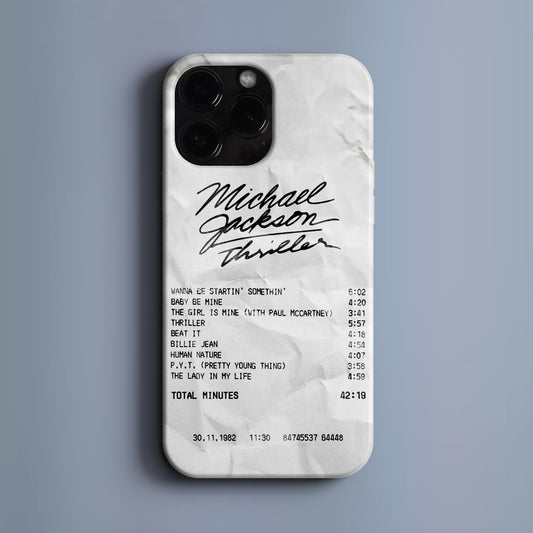 'Concert Ticket for MICHAEL JACKSON' Tasarım Telefon Kılıfı BERNZ COMPANY