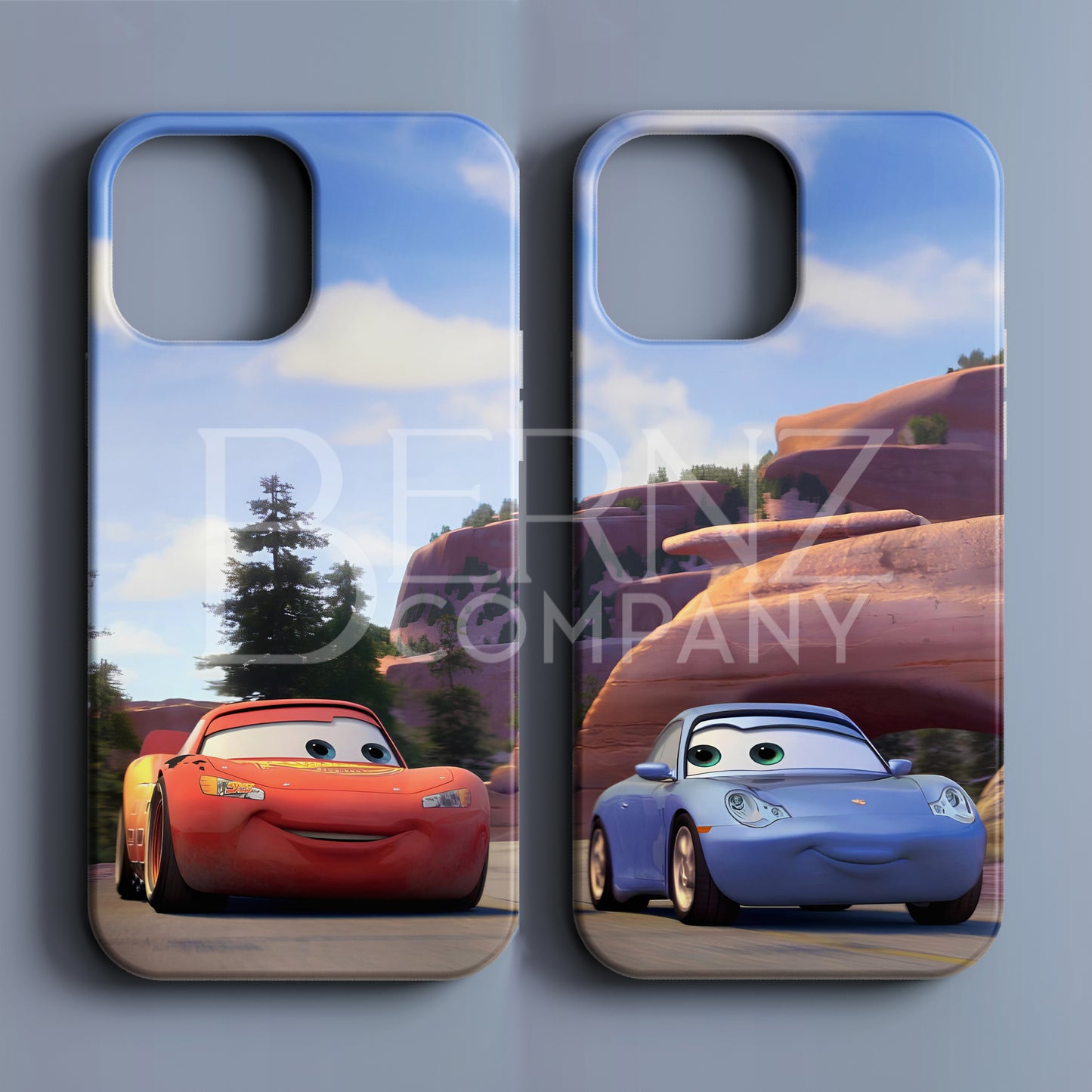 'Cars' Couple Tasarım Telefon Kılıfı BERNZ COMPANY