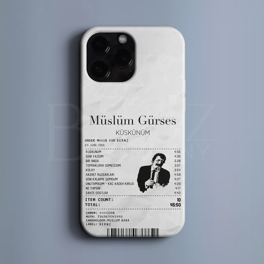 'Concert Ticket for Müslüm Gürses' Tasarım Telefon Kılıfı