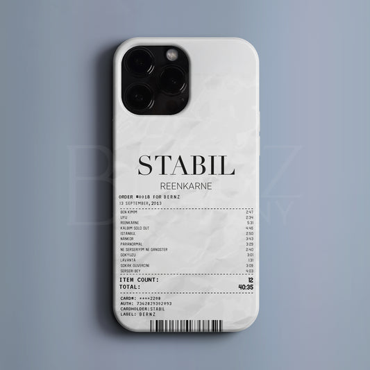 'Concert Ticket for Stabil' Tasarım Telefon Kılıfı