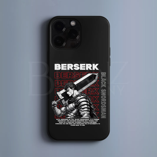 'Berserk Swordsman' Tasarım Telefon Kılıfı