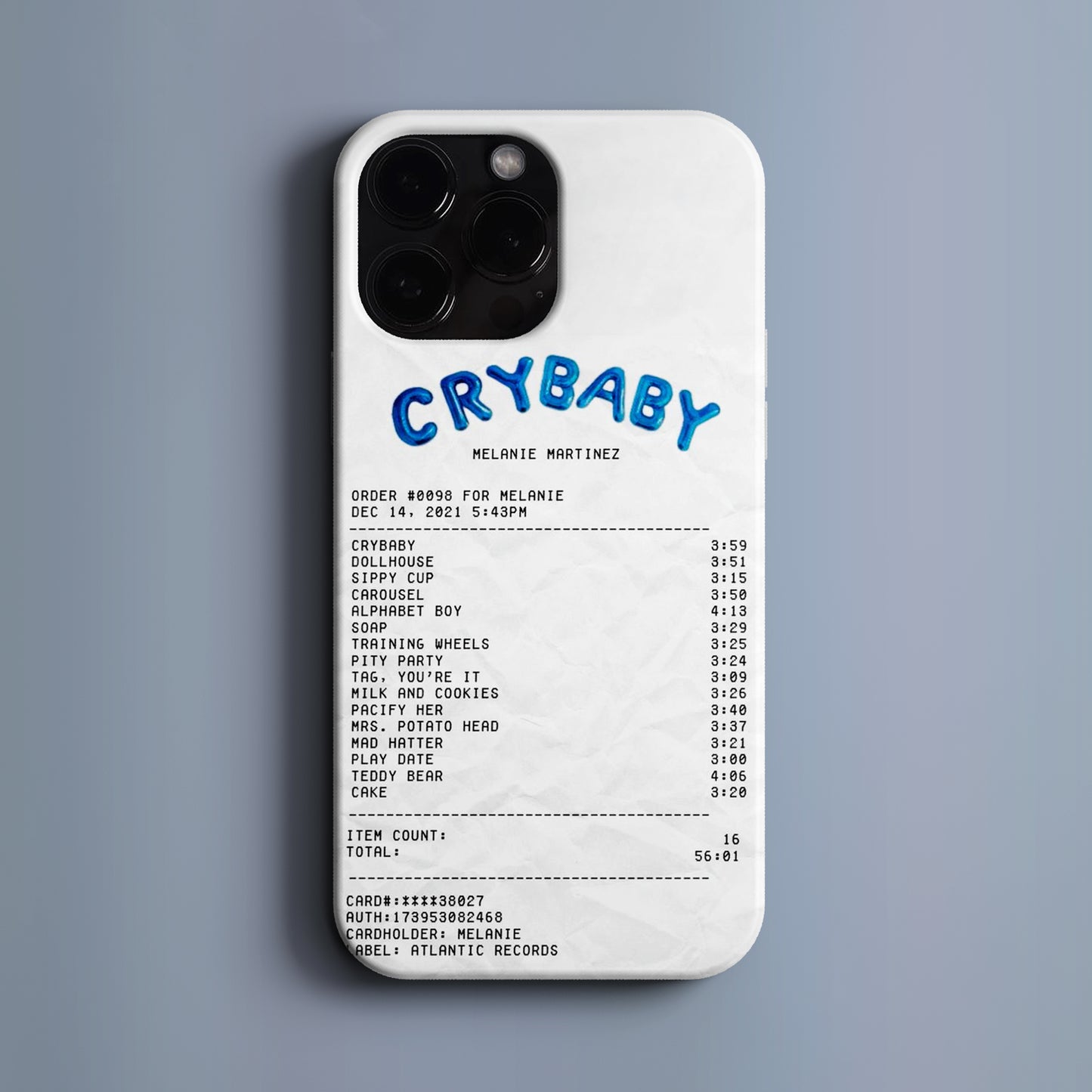 'Concert Ticket for MELANIE MARTINEZ' Tasarım Telefon Kılıfı BERNZ COMPANY