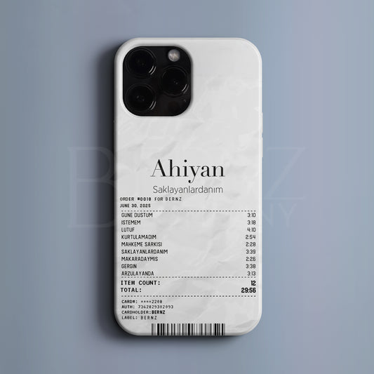 'Concert Ticket for Ahiyan' Tasarım Telefon Kılıfı
