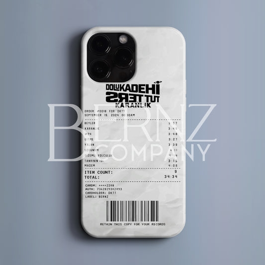 'Concert Ticket for Dolu Kadehi Ters Tut' Tasarım Telefon Kılıfı BERNZ COMPANY