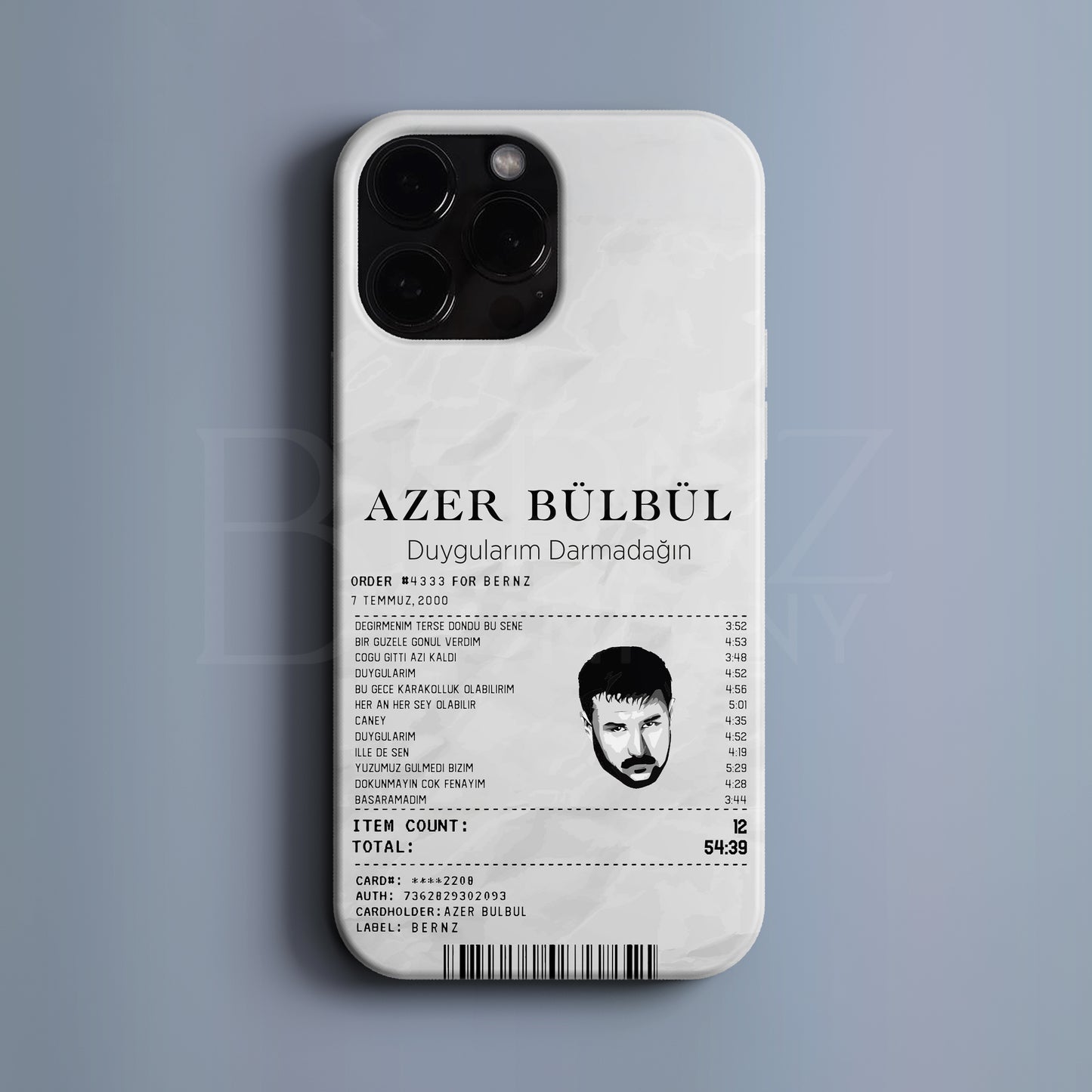 'Concert Ticket for Azer Bülbül' Tasarım Telefon Kılıfı