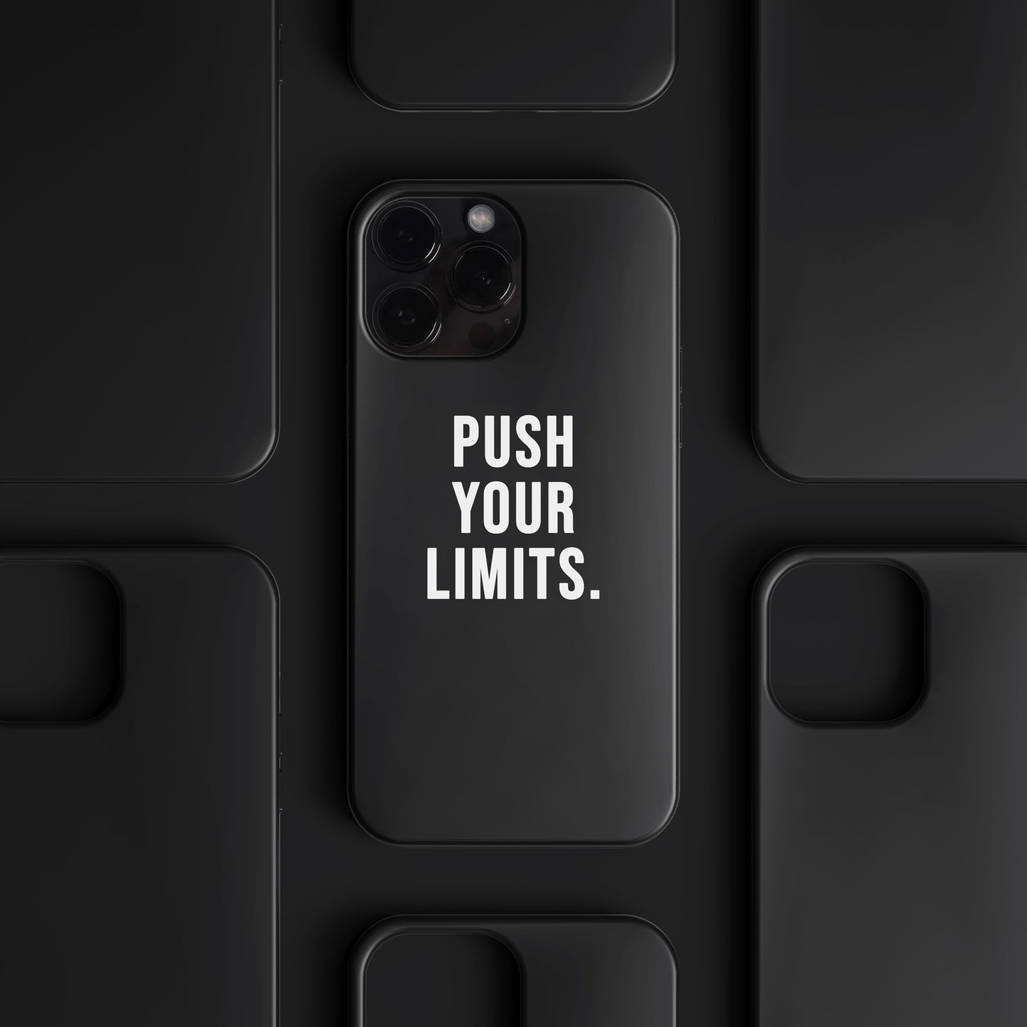 'Push Your Limits' Tasarım Telefon Kılıfı - Motivasyon