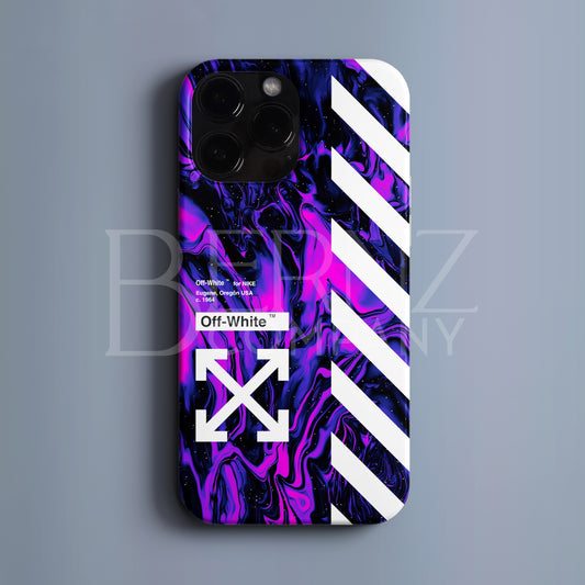 ‘OFF WHITE: Twilight Purple’ Tasarım Telefon Kılıfı BERNZ COMPANY
