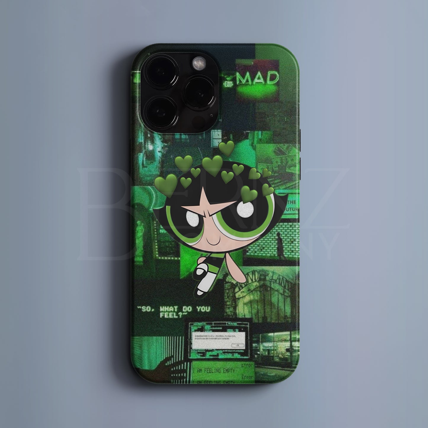 'Powerpuff Girls: Mad' Tasarım Telefon Kılıfı