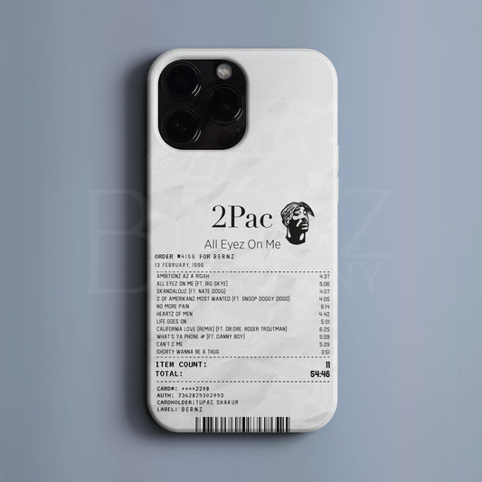 'Concert Ticket for Tupac Shakur' Tasarım Telefon Kılıfı