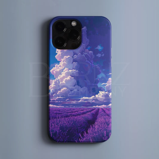 'Purple Field' Tasarım Telefon Kılıfı BERNZ COMPANY