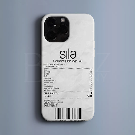 'Concert Ticket for Sıla' Tasarım Telefon Kılıfı