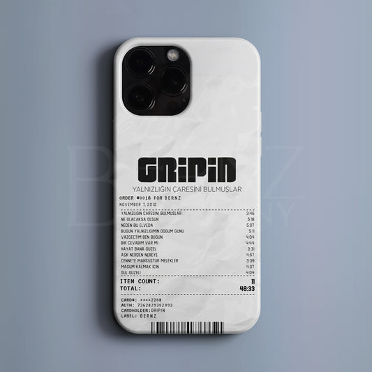 'Concert Ticket for Gripin' Tasarım Telefon Kılıfı