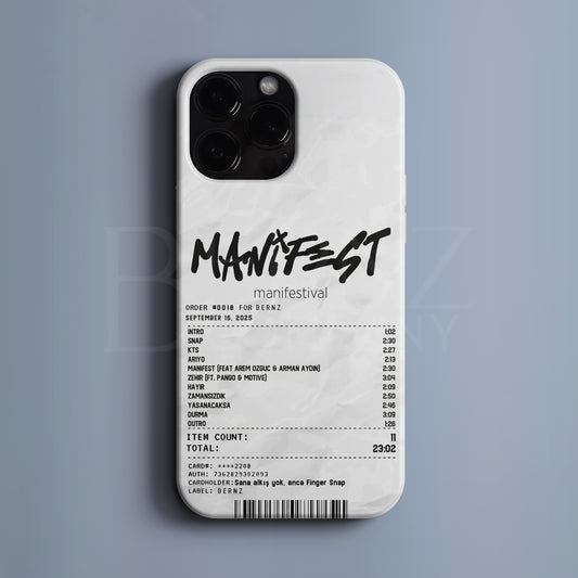 'Concert Ticket for Manifest' Tasarım Telefon Kılıfı