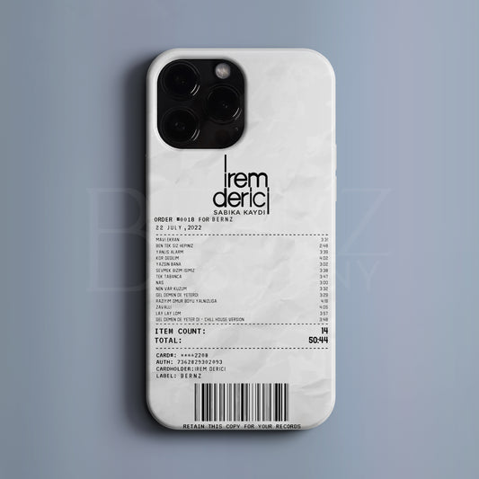 'Concert Ticket for İrem Derici' Tasarım Telefon Kılıfı