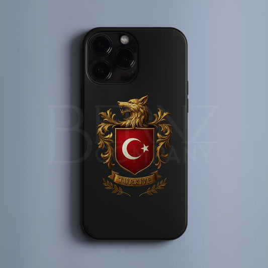 'Türk Arması' Tasarım Telefon Kılıfı - Türk Serisi