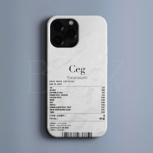 'Concert Ticket for Ceg' Tasarım Telefon Kılıfı