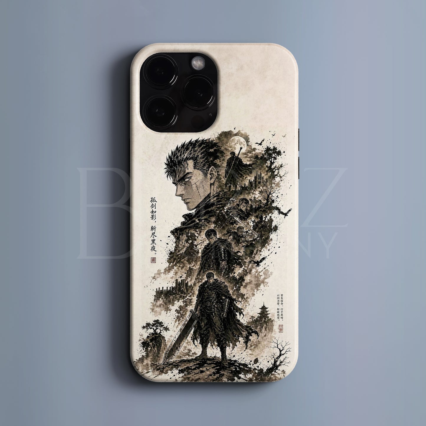 BERNZ "Berserk Warrior" Tasarım Telefon Kılıfı – BERSERK SERİSİ