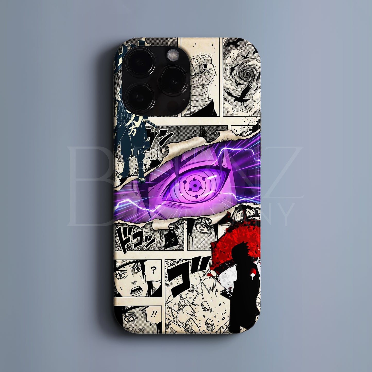 BERNZ "Itachi Uchiha Eye" Tasarım Telefon Kılıfı – ANİME Serisi