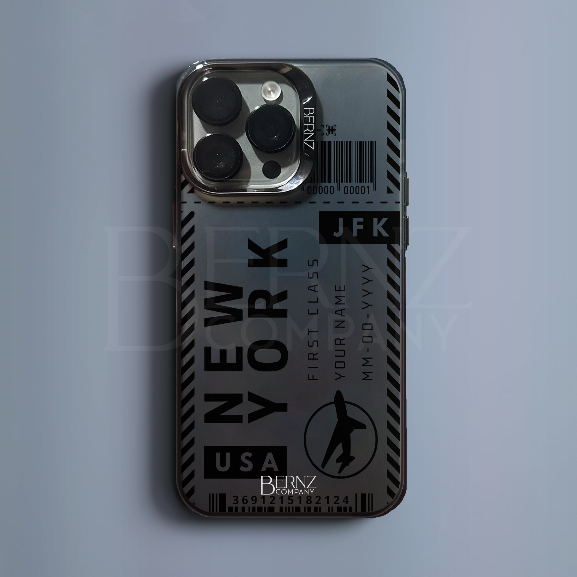 'Ticket: New York' Tasarım BERNZ Special Telefon Kılıfı BERNZ COMPANY