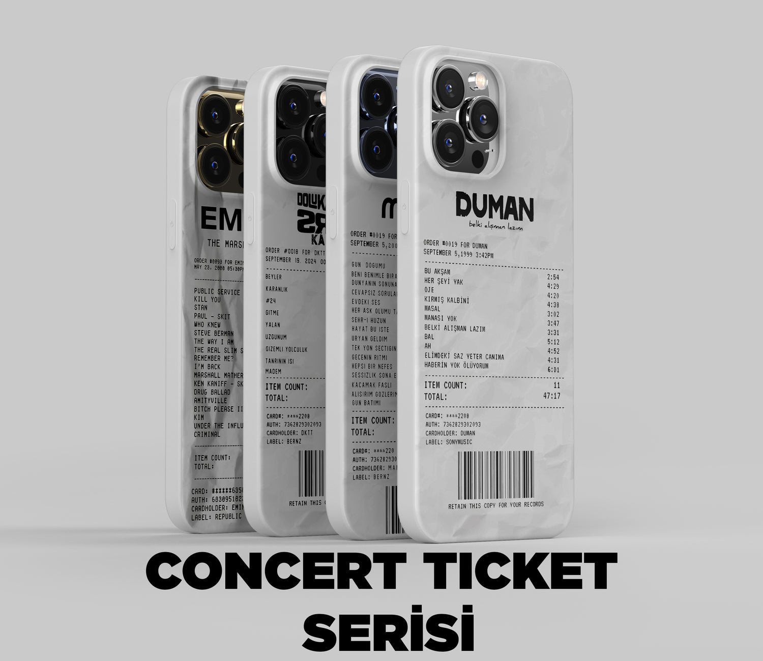 Concert Ticket Serisi BERNZ COMPANY