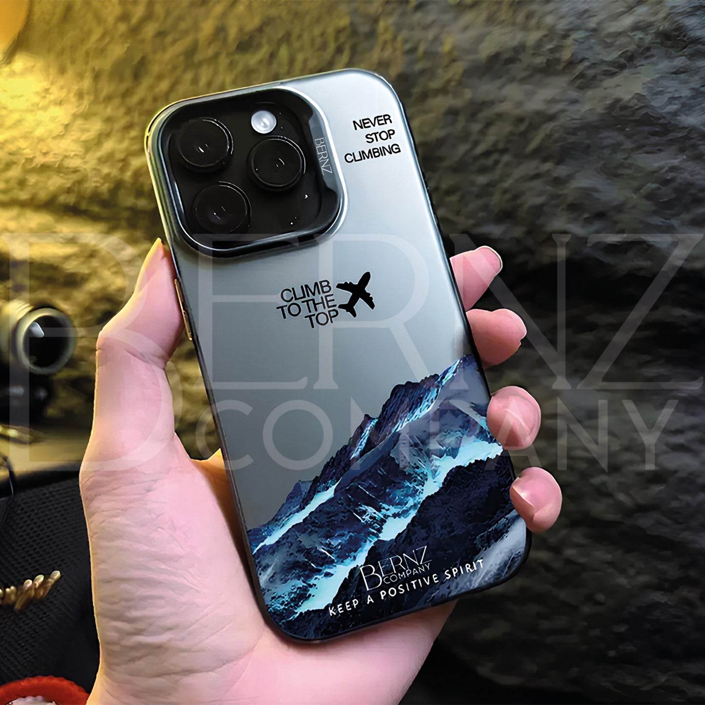 'Glacier Mountain' Tasarım BERNZ Special Telefon Kılıfı