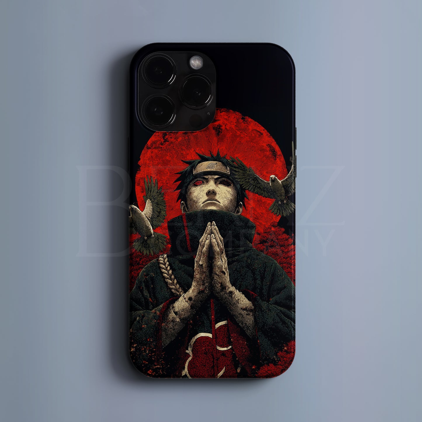 'Itachi – Red Moon Manga' Tasarım Telefon Kılıfı - Anime Serisi