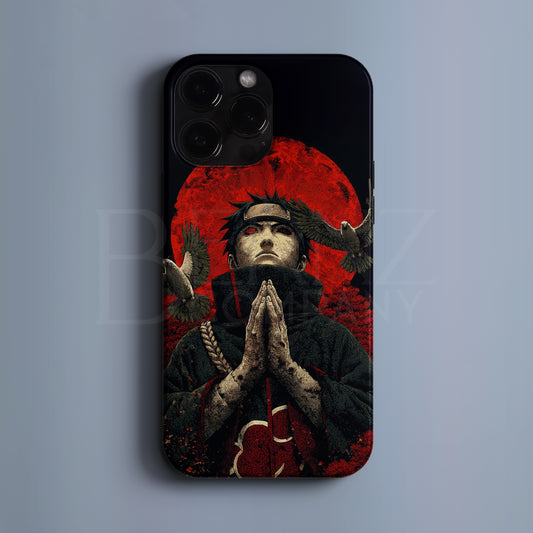 'Itachi – Red Moon Manga' Tasarım Telefon Kılıfı - Anime Serisi